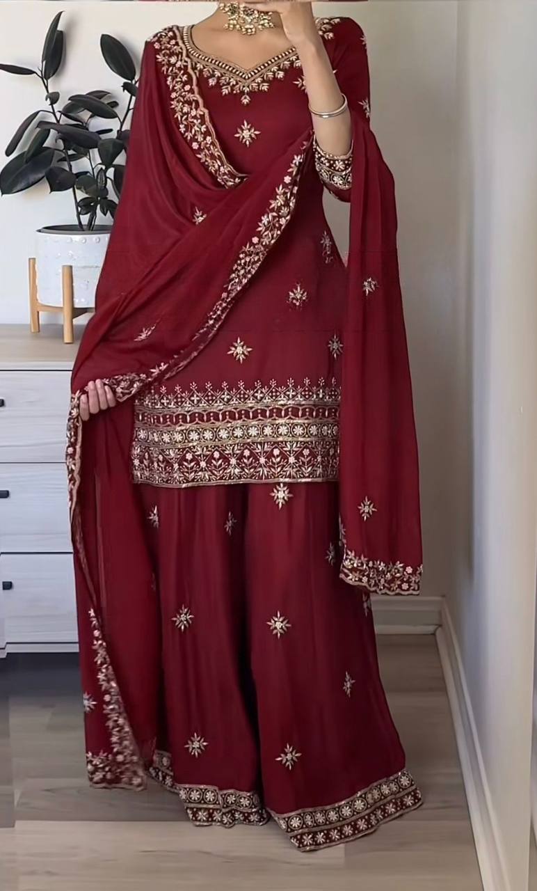 Dark Ruby Heirloom Suit
